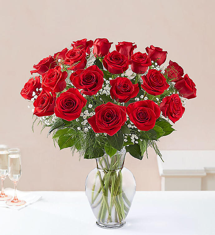 Ultimate Elegance&amp;trade; 18 Long Stem Red Roses Arranged