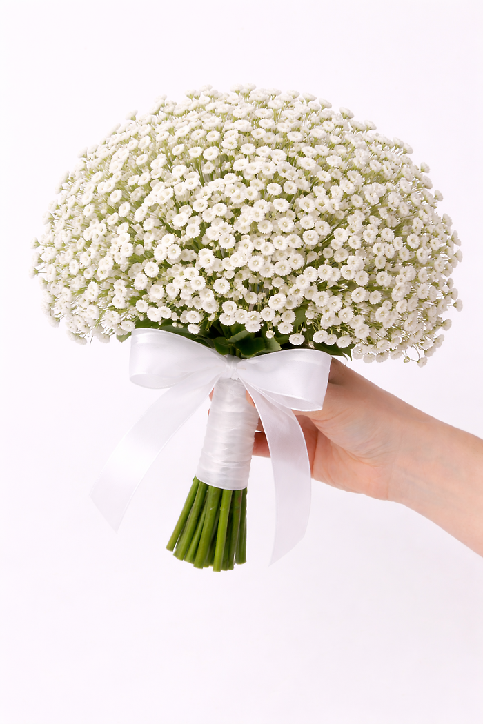 Baby’s Breath Prom Bouquet
