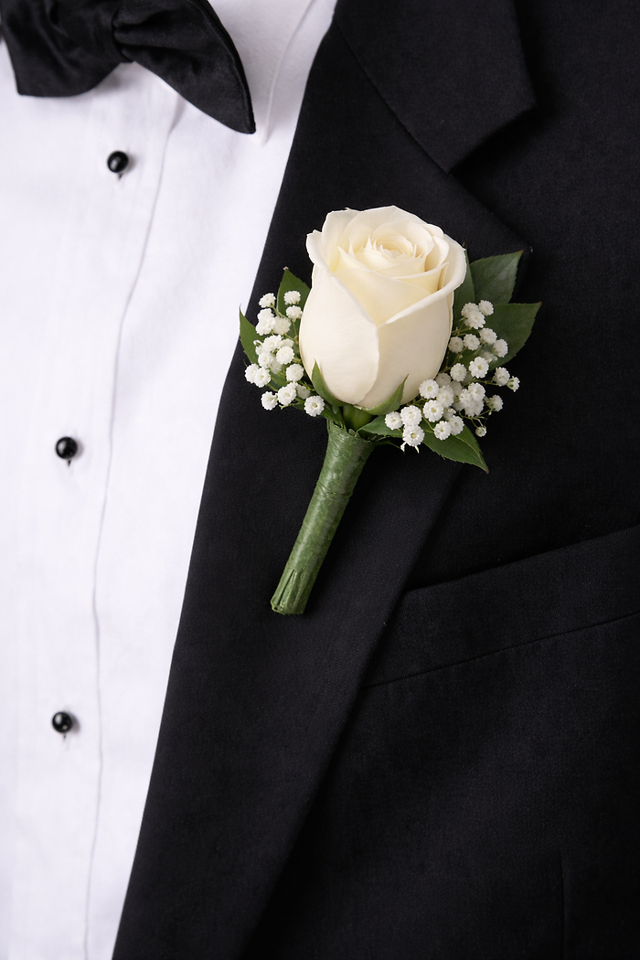 Classic Rose Boutonniere